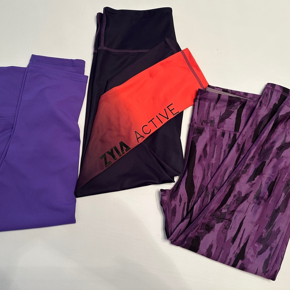 Leggings -Lot of 3 Zyia (2) and Marika Sport (1)